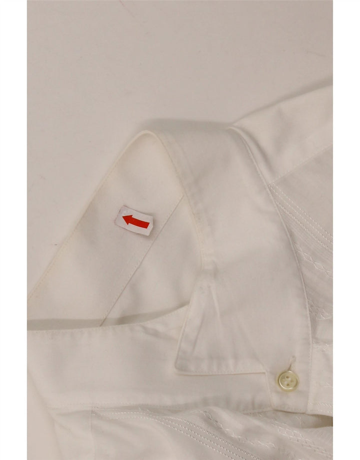 Camisa formal masculina SFARZO de algodão branco médio