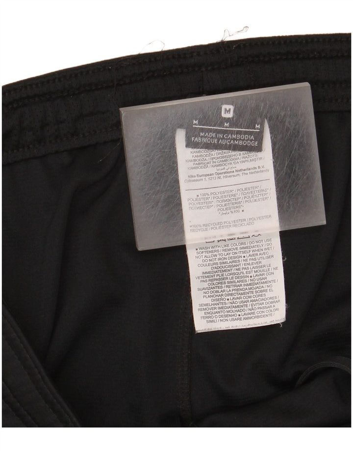 Shorts esportivos masculinos Nike médio preto colorblock poliéster