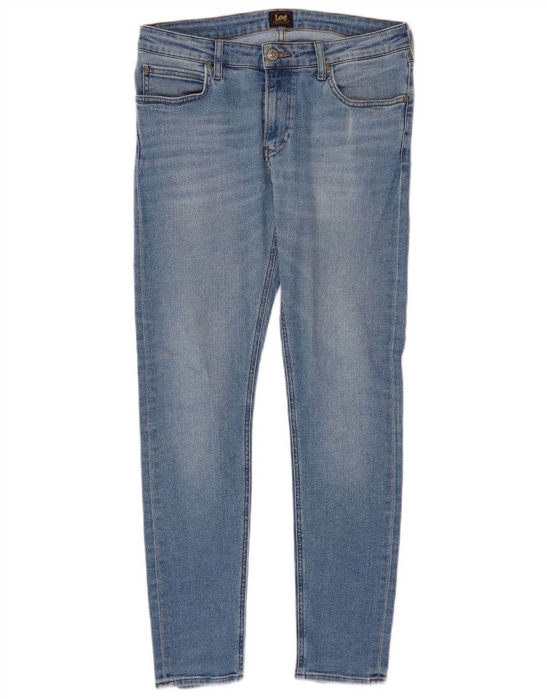 Lee Womens Malone Skinny Jeans W32 L30 Azul Algodão