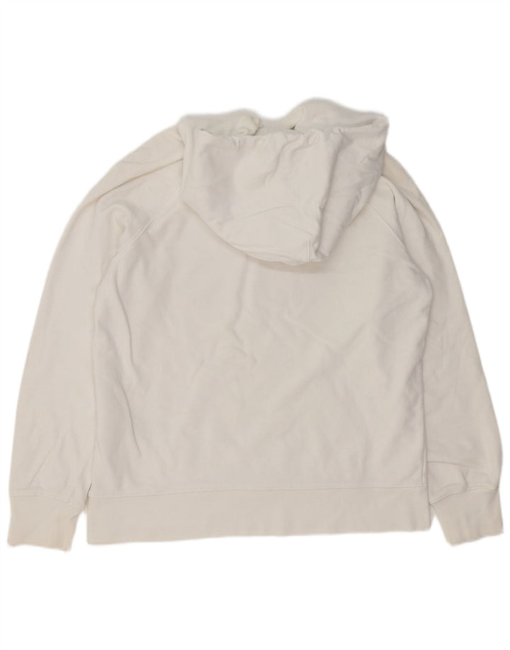 Suéter com capuz gráfico masculino LEVI'S pequeno algodão branco