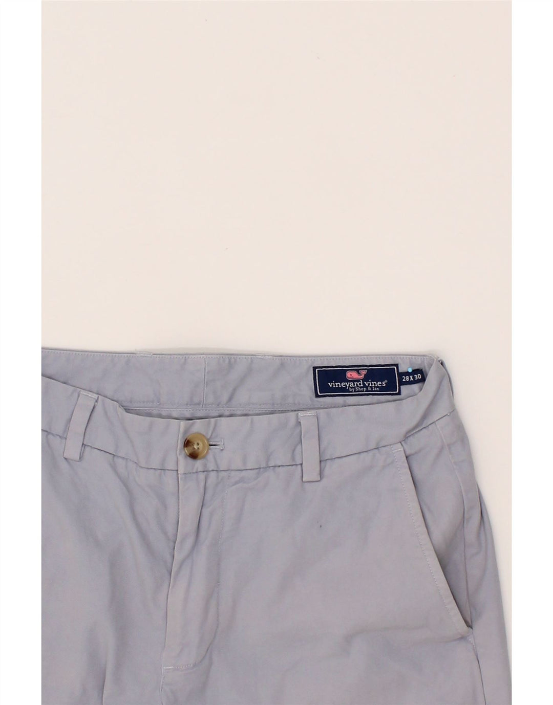 VINEYARD VINES Mens Straight Chino Trousers W28 L26  Blue Cotton Vintage Vineyard Vines and Second-Hand Vineyard Vines from Messina Hembry 