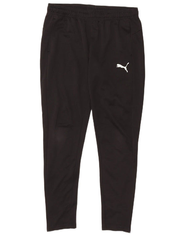 Calça de treino masculina Puma grande poliéster preto