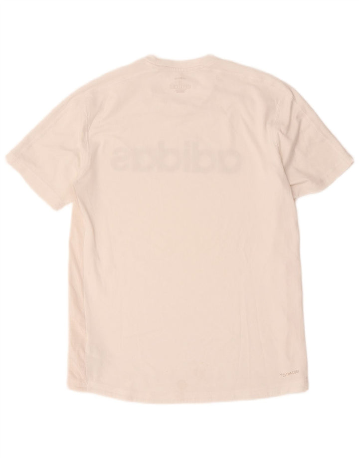 Camiseta Adidas Masculina Climacool Graphic Top Pequeno Poliéster Branco