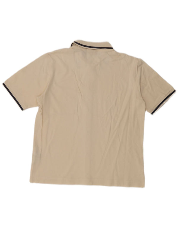 Camisa masculina de manga curta Diadora algodão branco médio
