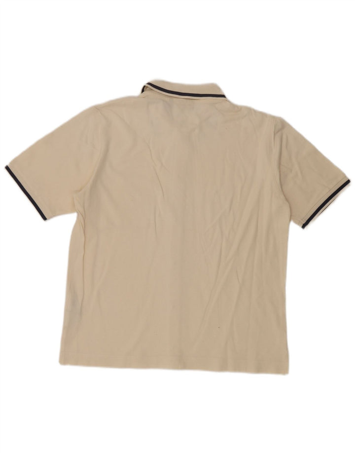 Camisa masculina de manga curta Diadora algodão branco médio