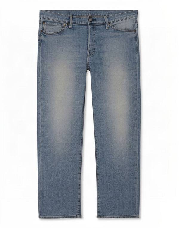 Levi's Masculino 501 Straight Jeans W34 L30 Azul Algodão