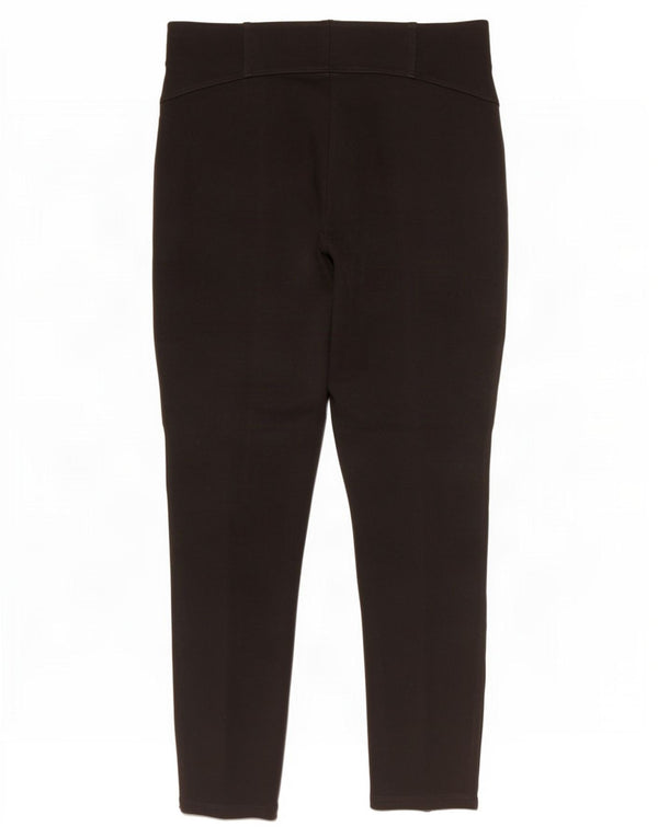 Zara Calça feminina cortada grande W30 L23 preta viscose