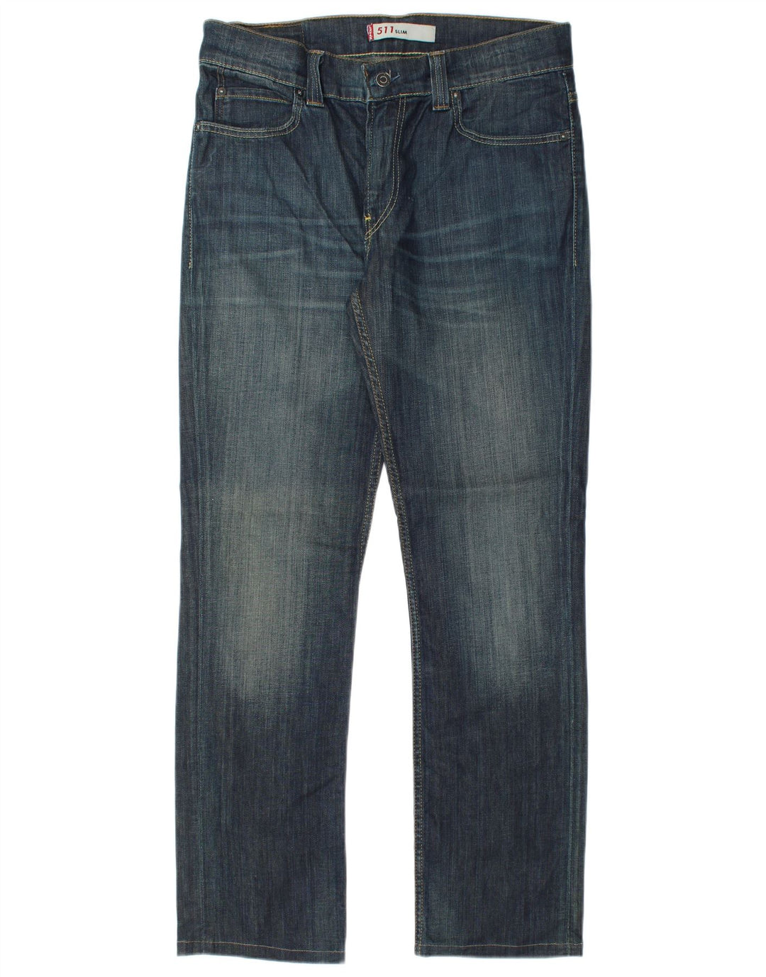 Calça Jeans Levis 511 Slim Masculina W36 L32 Azul Algodão