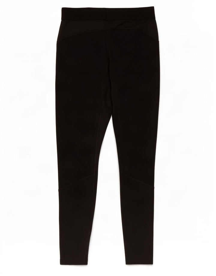 Leggings Adidas Tech Fit Femininas UK 16 Grande Poliéster Preto