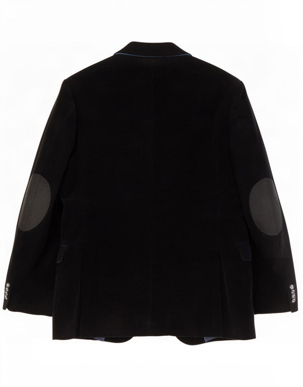 Jaqueta Blazer Masculina Tommy Hilfiger Tailored 2 Botões Reino Unido 46 Pequena Preta
