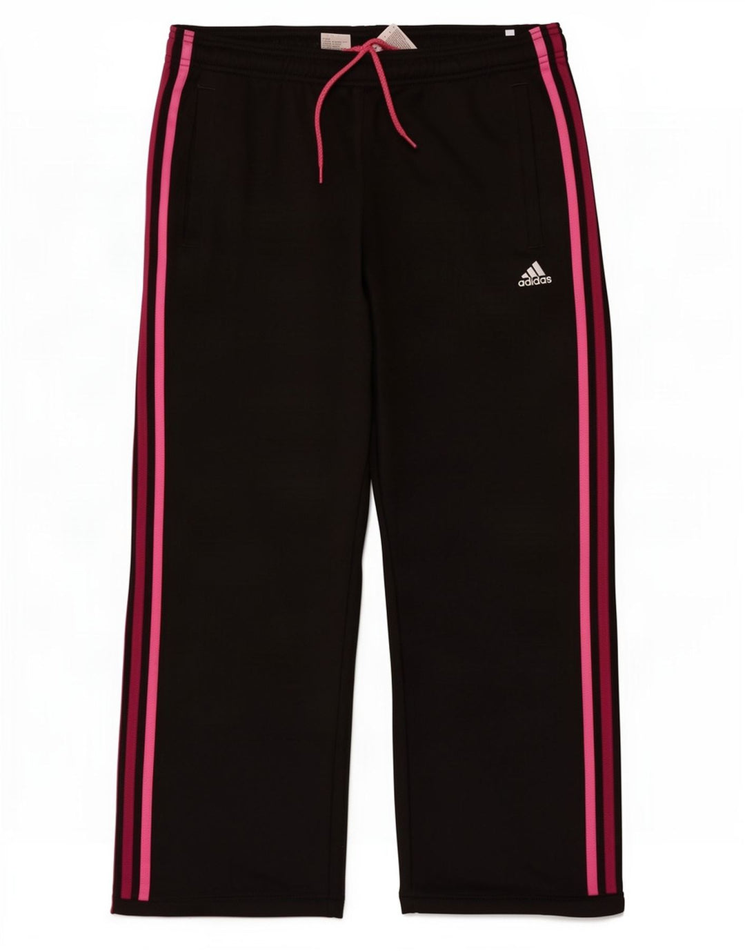 Calça de treino feminina Adidas UK 12 poliéster preto médio