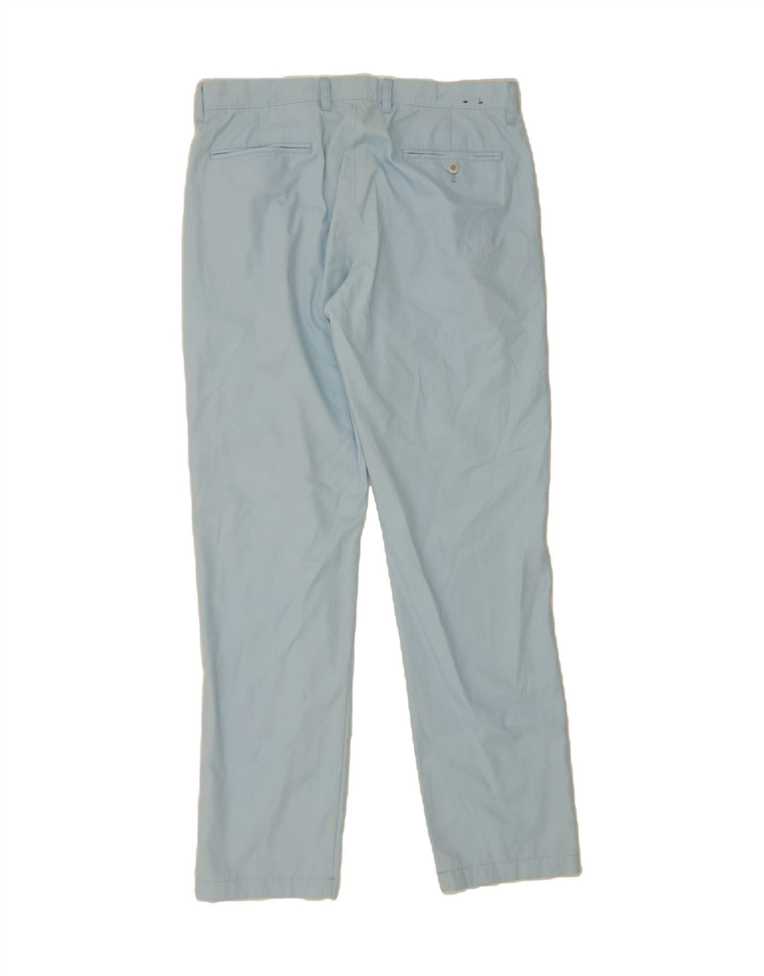 J. CREW Mens Straight Casual Trousers W33 L32 Blue Cotton Vintage J. Crew and Second-Hand J. Crew from Messina Hembry 