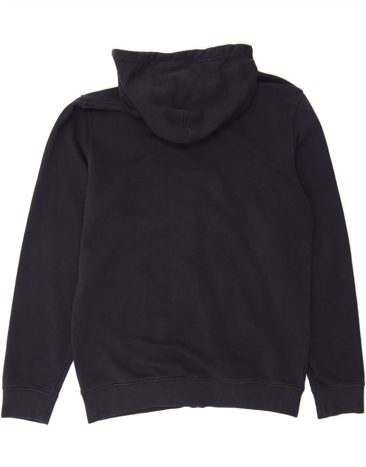 CHAMPION Mens Graphic Zip Hoodie Sweater Large Navy Blue Cotton Vintage Champion and Second-Hand Champion from Messina Hembry 