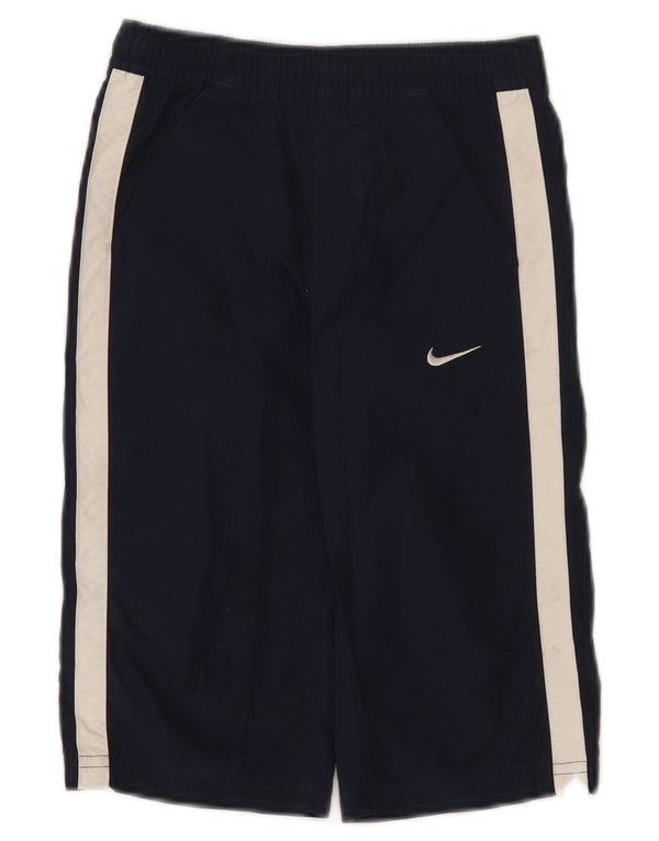 Nike Boys Graphic Sport Shorts 5-6 Years Medium Navy Blue Colourblock