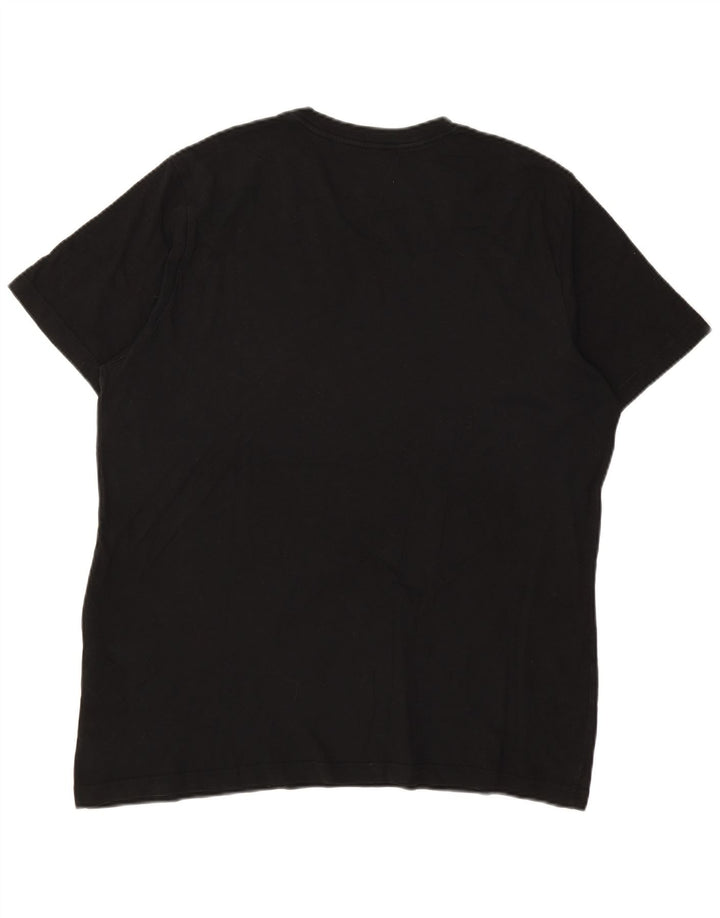 Camiseta masculina relaxada com estampa LEVI'S de algodão preto médio