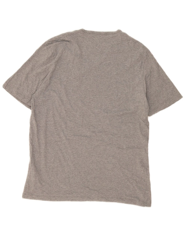 Camiseta masculina Hugo Boss Top XL algodão cinza