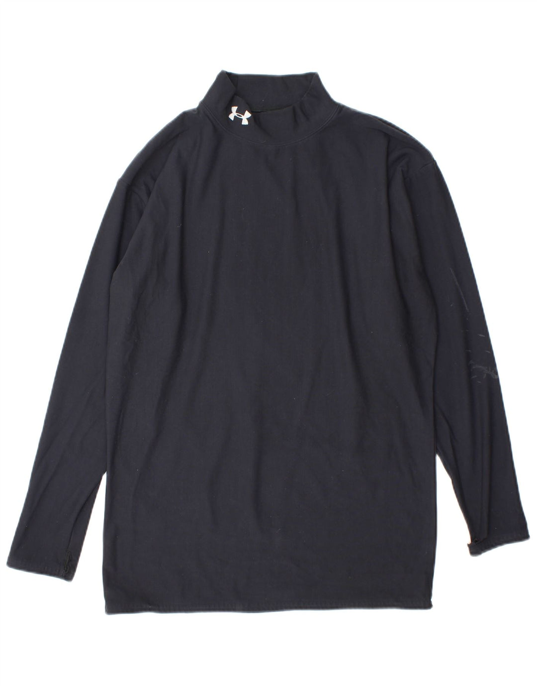 Under Armour Masculino Top Manga Longa Grande Nylon Azul Marinho