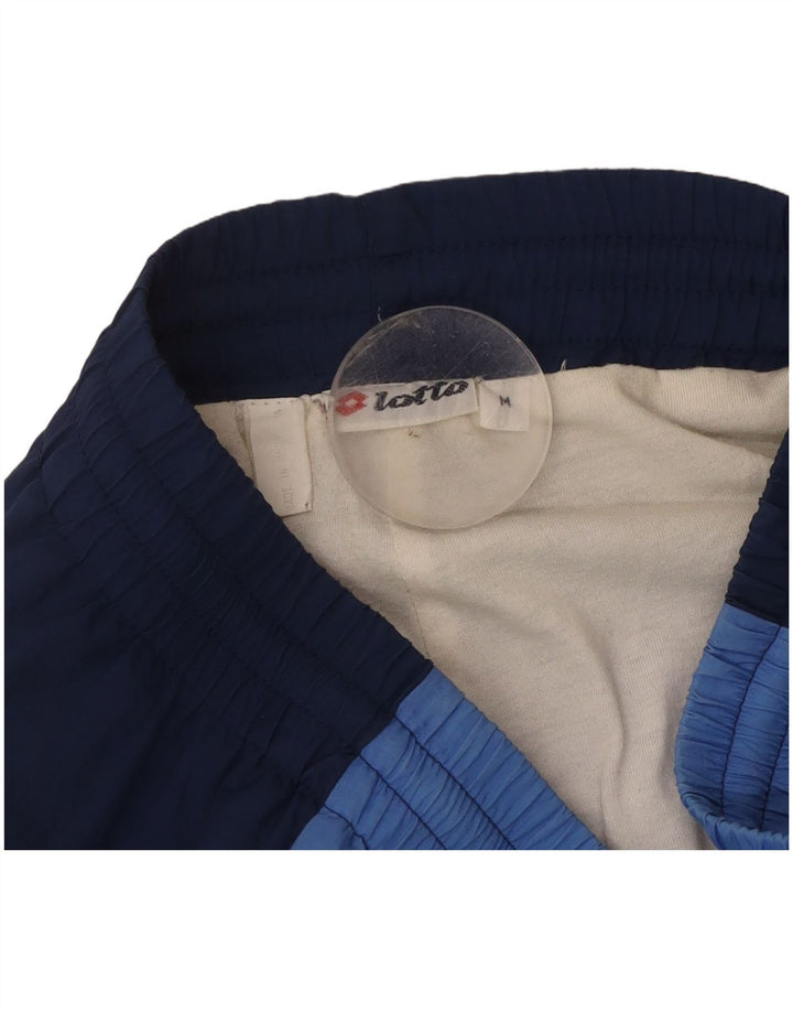 Calça de treino masculina Lotto Joggers médio azul marinho colorblock