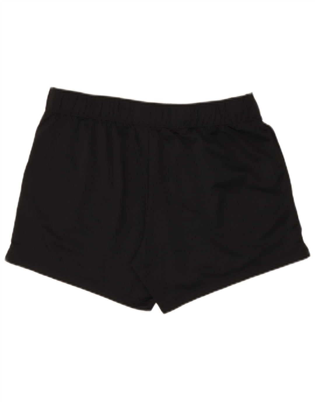 Shorts esportivos femininos Nike Dri Fit UK 14 grande poliéster preto