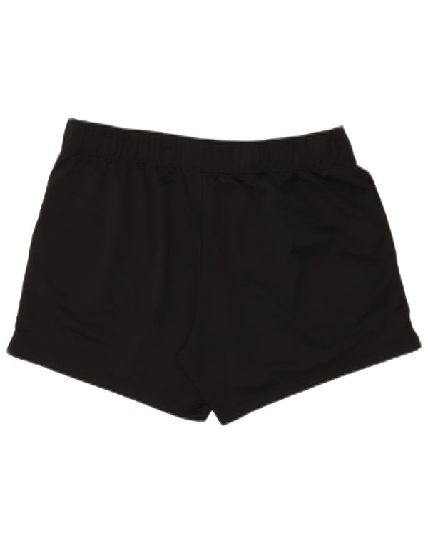 Shorts esportivos femininos Nike Dri Fit UK 14 grande poliéster preto