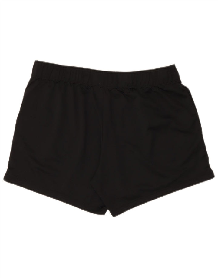 Shorts esportivos femininos Nike Dri Fit UK 14 grande poliéster preto