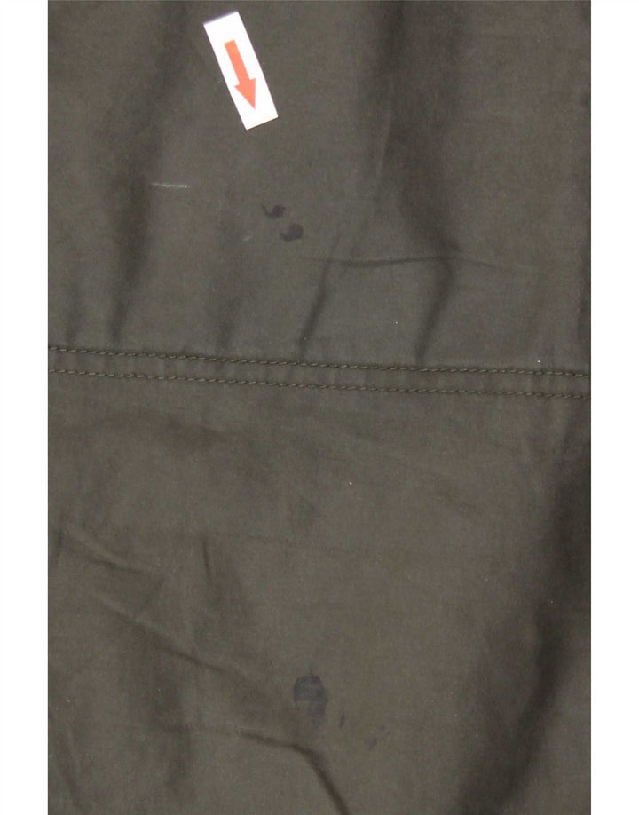 Jaqueta parka feminina com capuz MINT VELVET Reino Unido 10 pequena cáqui