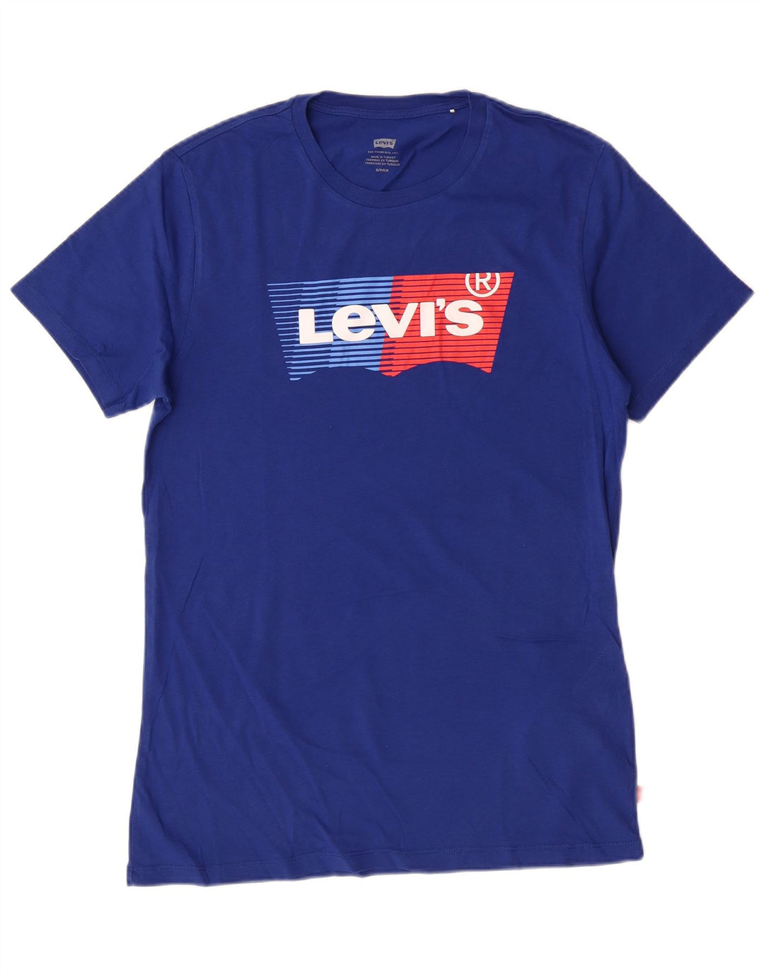 Camiseta gráfica masculina LEVI'S top pequeno algodão azul