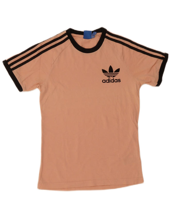 Adidas Mens Camiseta Top XS Algodão Rosa