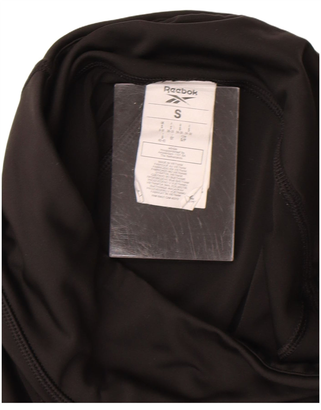 Leggings Reebok Feminino UK 8 Pequeno Poliéster Preto