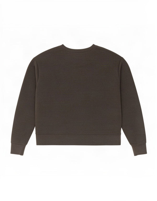 Cos moletom masculino jumper poliéster manchado cinza médio