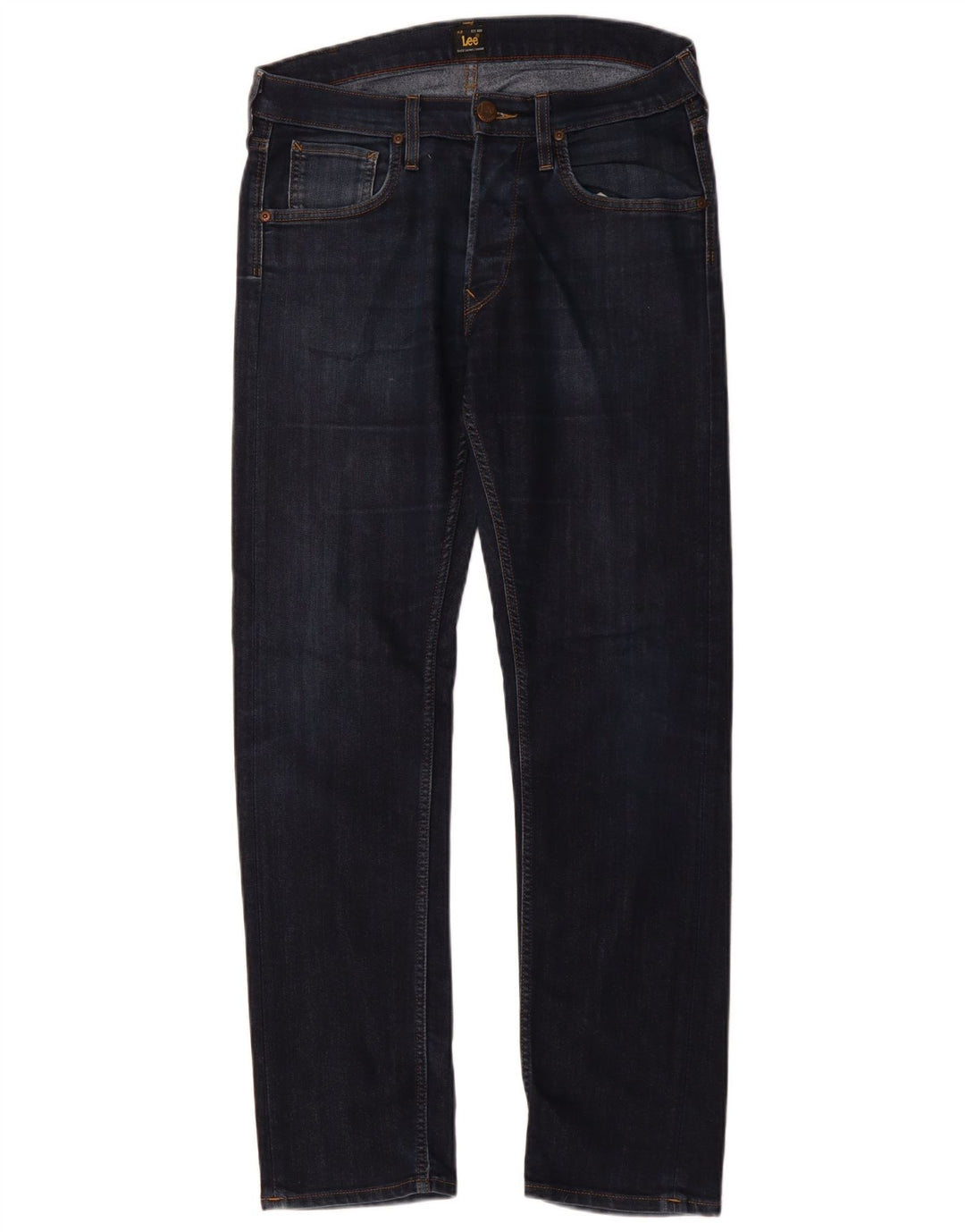 LEE Masculino Daren Straight Jeans W32 L32 Azul Marinho Algodão