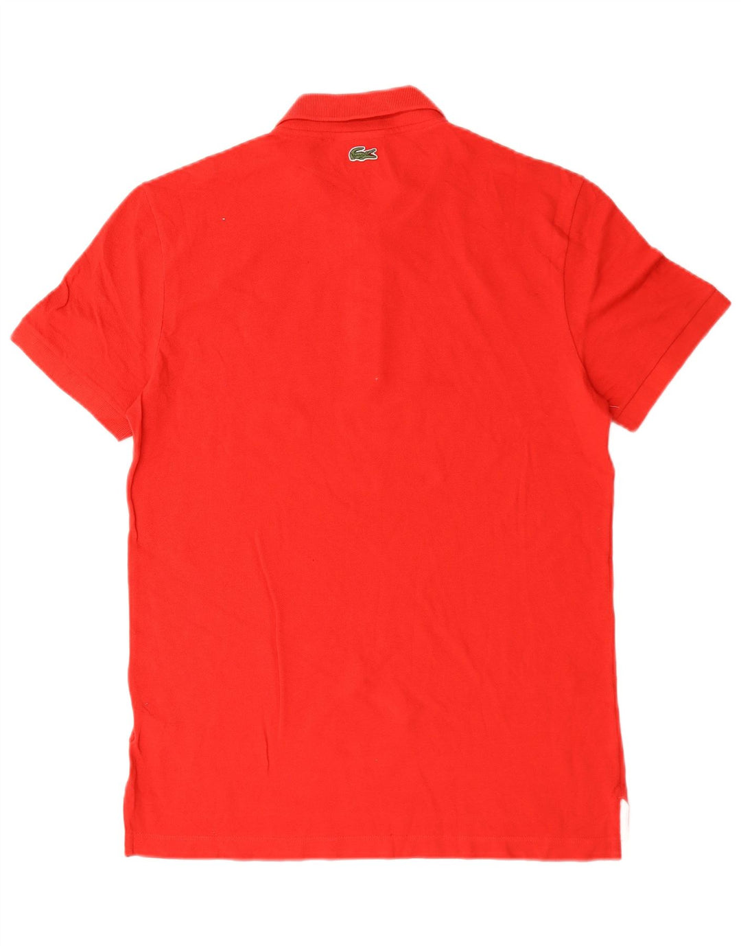 Camisa polo masculina Lacoste Regular Fit tamanho 4 médio algodão vermelho