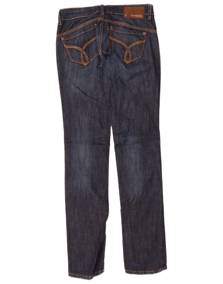 Calvin Klein Jeans Slim Feminino W30 L33 Azul Marinho