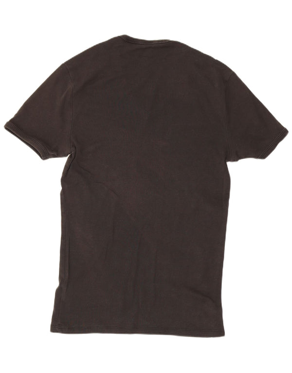 Camiseta feminina G-Star Top UK 10 pequeno algodão preto