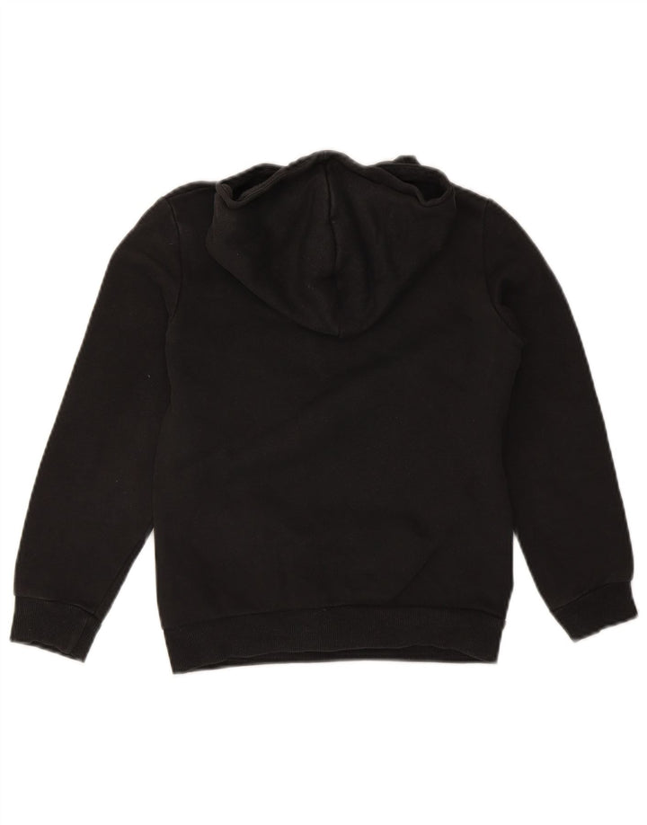 Jumper com capuz gráfico PUMA Boys 9-10 anos algodão preto