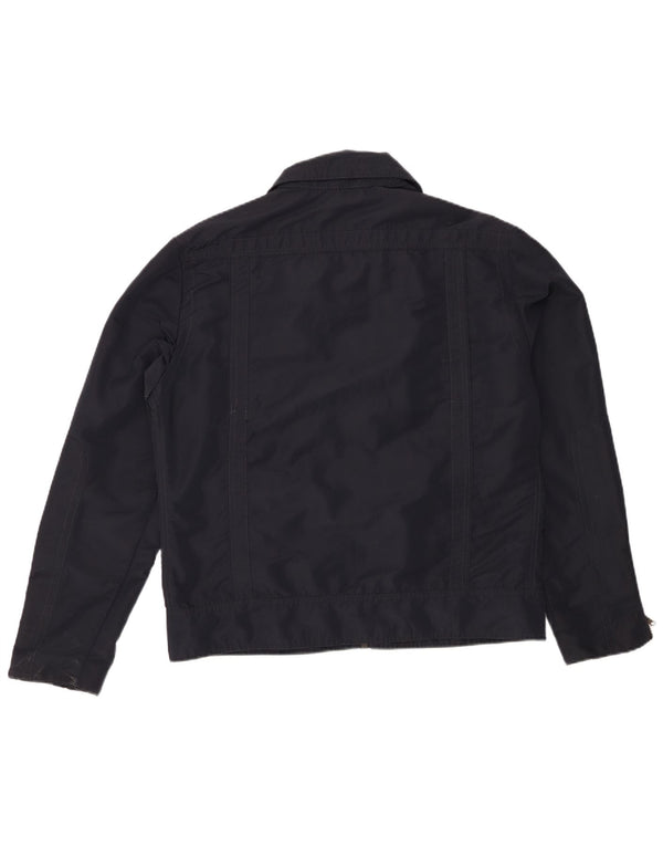 Jaqueta utilitária masculina Best Company UK 42 XL poliéster azul marinho