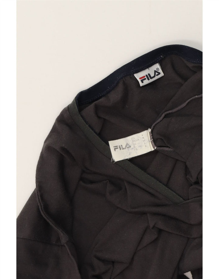 Camiseta masculina Fila Top cinza médio algodão