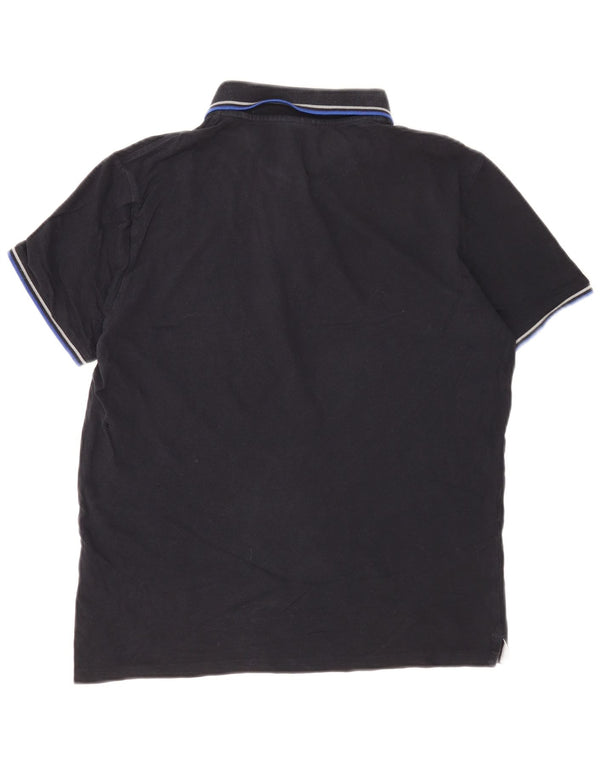 Camisa polo masculina Champion médio algodão azul marinho