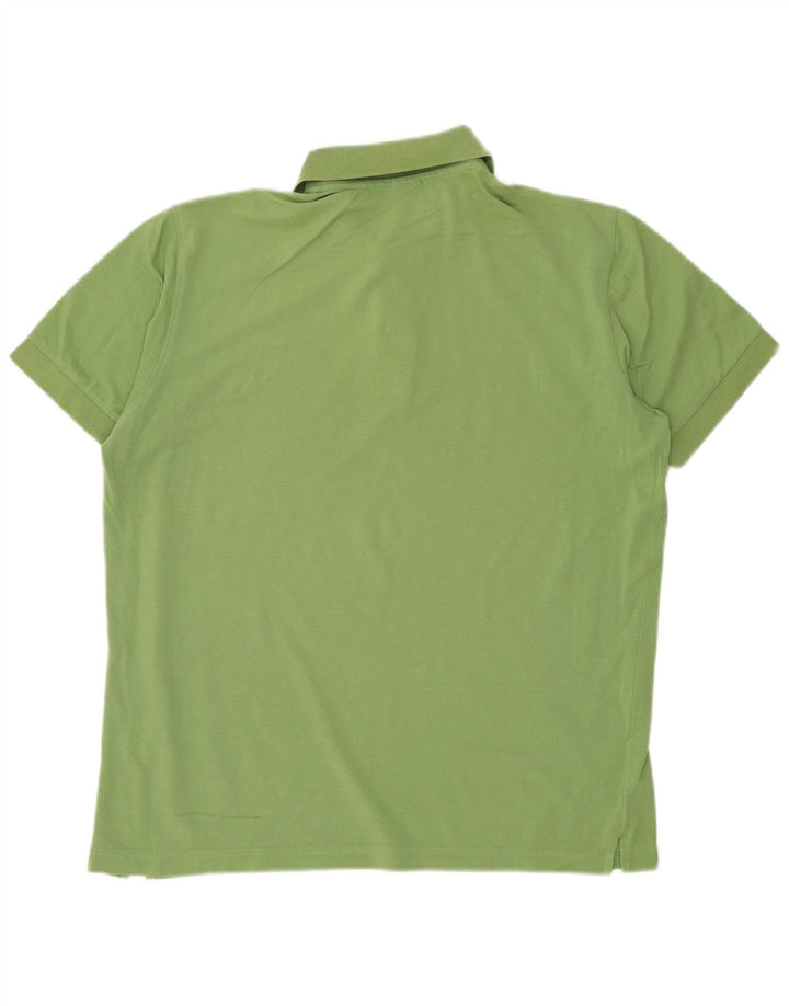 Camisa polo masculina Hugo Boss algodão verde médio