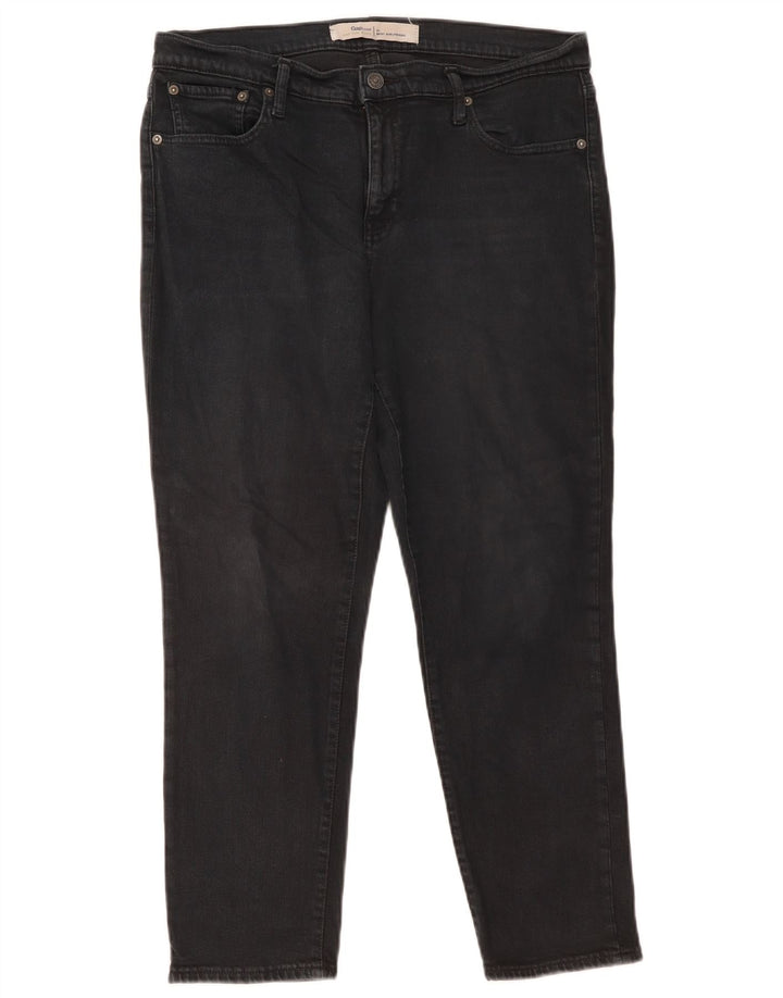 Jeans feminino GAP Girlfriend Slim W31 L27 algodão preto