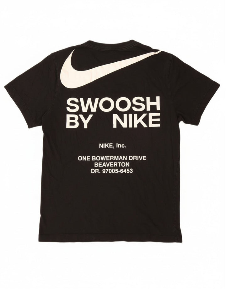 Camiseta Nike masculina gráfica Top médio algodão preto