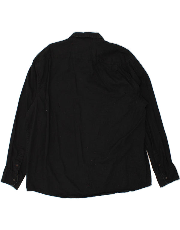 Camisa masculina WRANGLER 2XL algodão preto