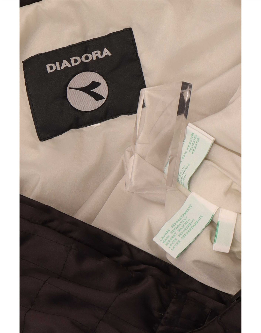 Macacão de esqui masculino Diadora pequeno poliéster preto