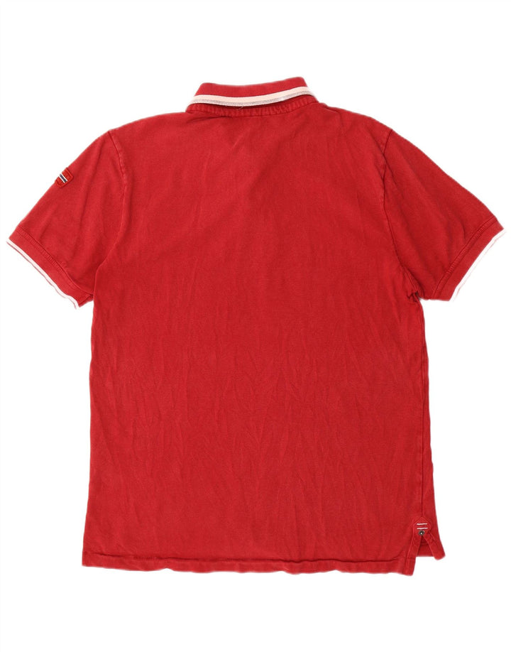 Polo geográfico masculino NAPAPIJRI vermelho médio
