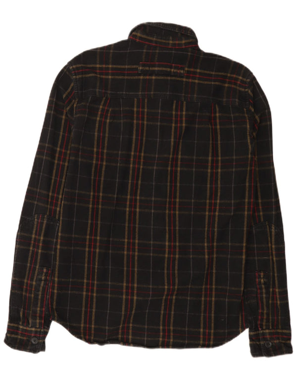 Camisa masculina Superdry Classic Fit flanela média xadrez multicolorida