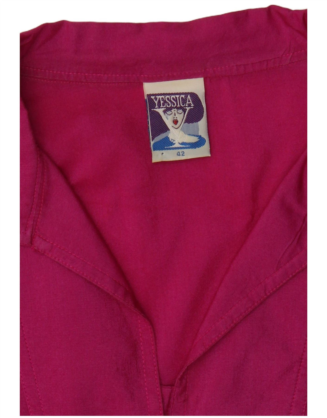 Blusa feminina YESSICA EU 42 grande seda rosa