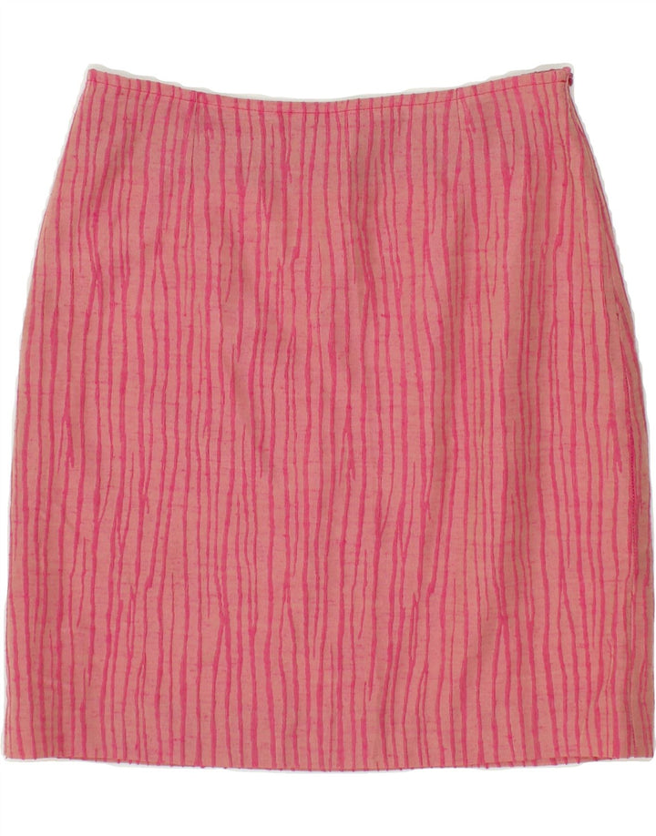 VINTAGE Womens Pencil Skirt W30 Medium  Pink Striped Vintage Vintage and Second-Hand Vintage from Messina Hembry 
