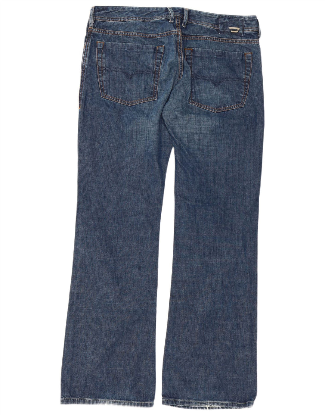 Diesel Masculino Bootcut Jeans W34 L32 Azul Algodão