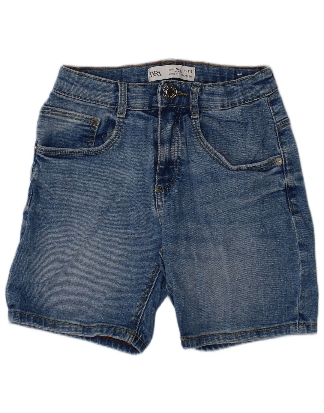 Shorts jeans Zara Boys 5-6 anos W20 azul