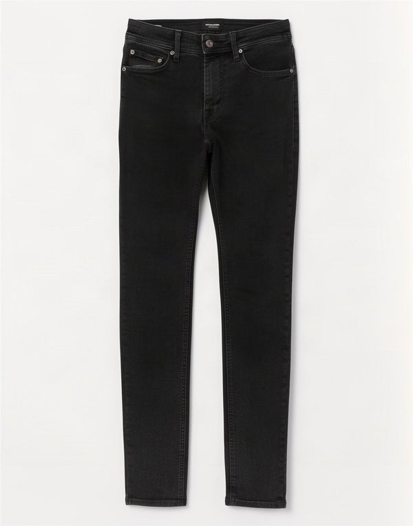 Jack & Jones Masculino Liam Skinny Jeans W32 L32 Algodão Preto